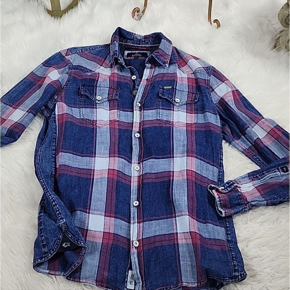 S/P Buffalo David Bitton Plaid Button-down Shirt